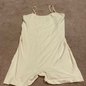 Intimately Free People Cream Spandex Romper